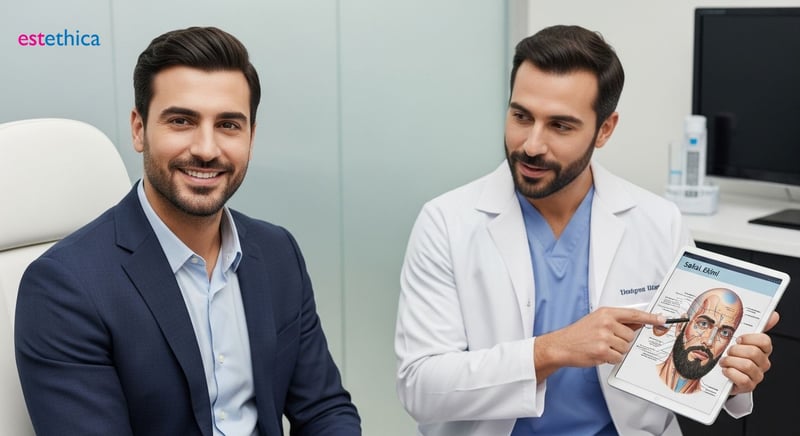 Методи за присаждане на брада: FUE и DHI