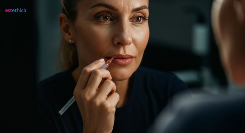 Gullwing lip lift for youthful appearance