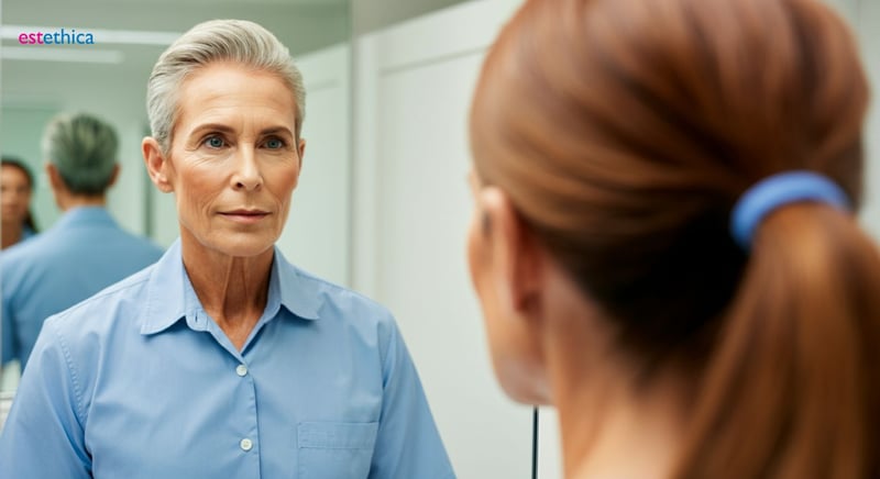 Male facelift addressing unique anatomical considerations