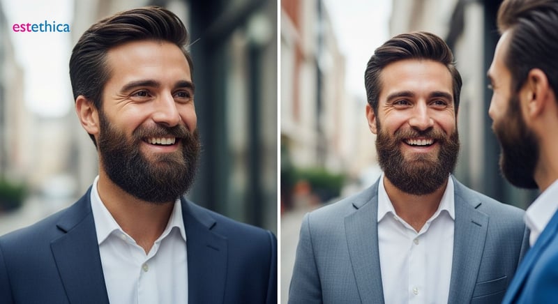 Résultats avant-après et témoignages : La réalité de la greffe de barbe