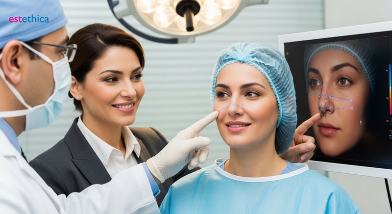 صور قبل وبعد عملية تجميل الانف: شاهد النتائج بنفسك