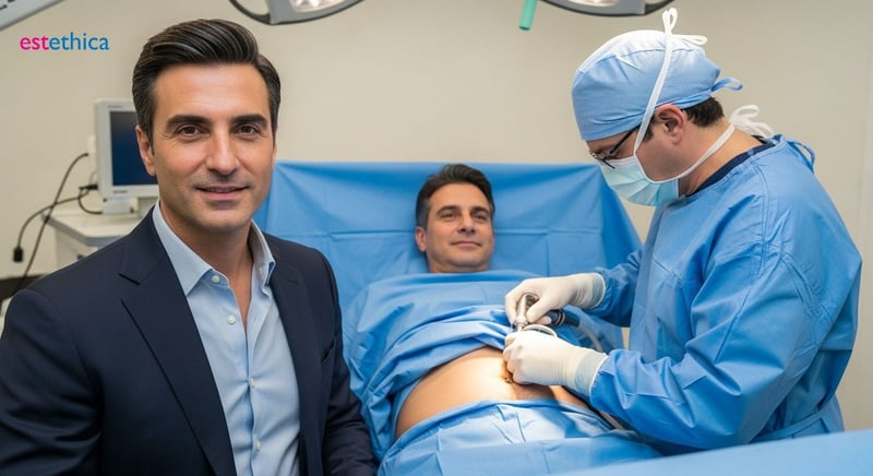 Male Abdominal Etching Results: Before & After Transformations