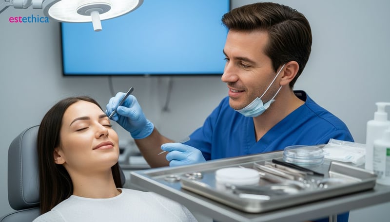 Natural Looking Eyebrow Implantation with Hair Follicles