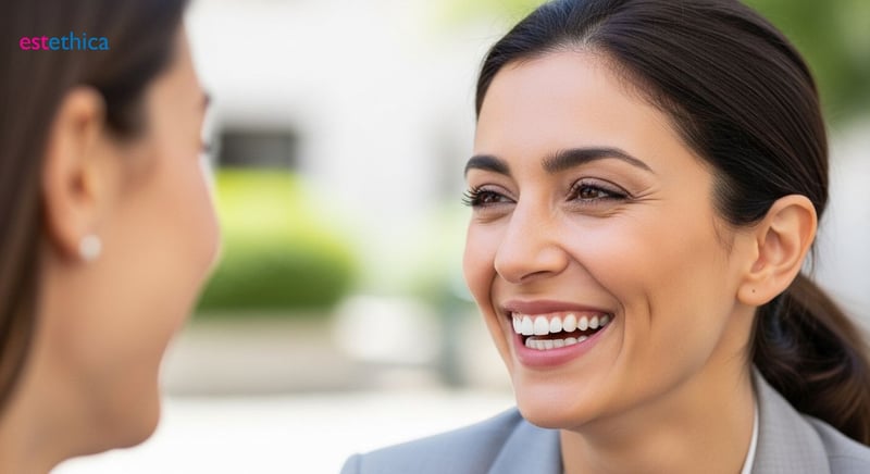 Холивудска усмивка с фасети: Преди и след