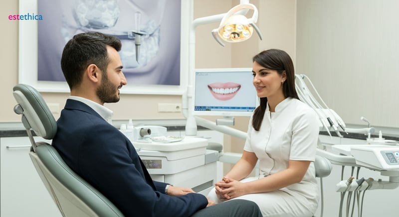 Osseointegration process: Implants bonding with bone
