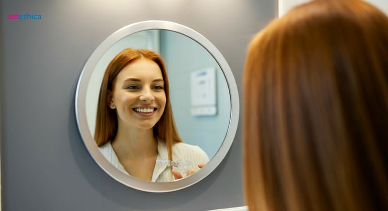 Appareil dentaire orthodontique sur dents