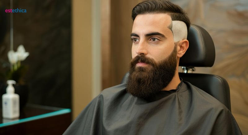 Trasplante de barba para recuperar densidad perdida