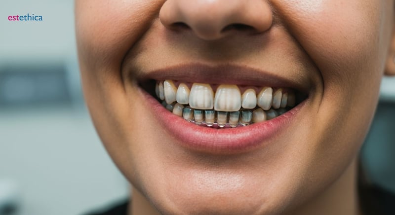 Orthodontiste souriant avec appareil dentaire