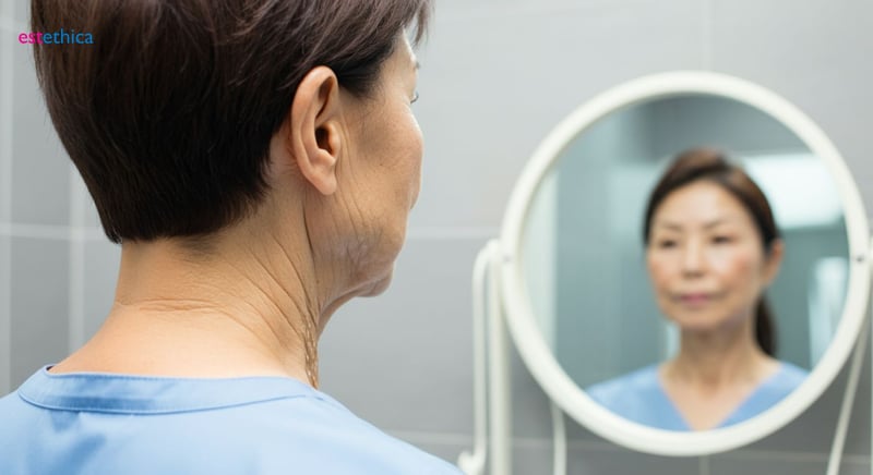 Turkey neck surgery for a smooth, elegant neckline