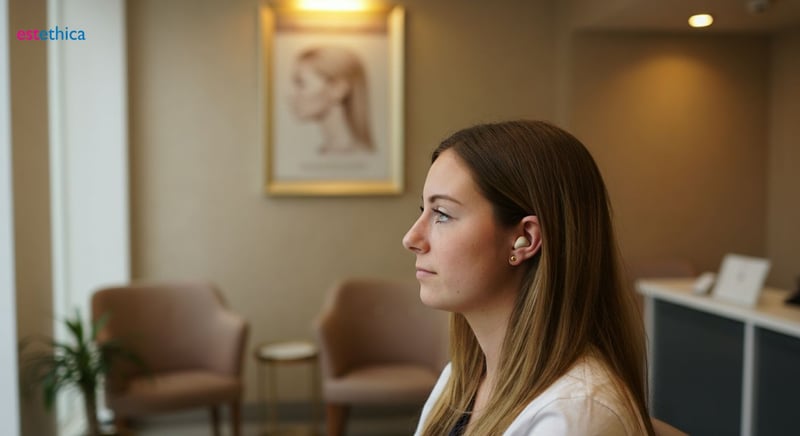 Otoplasty procedure for ear reshaping and aesthetic balance