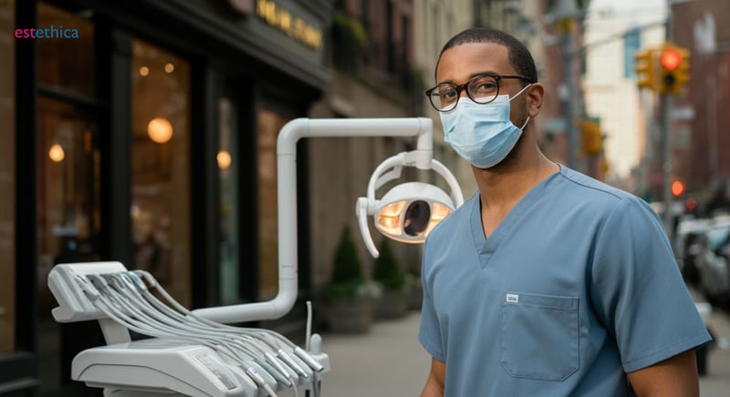 Digital marketing for dentists illustration