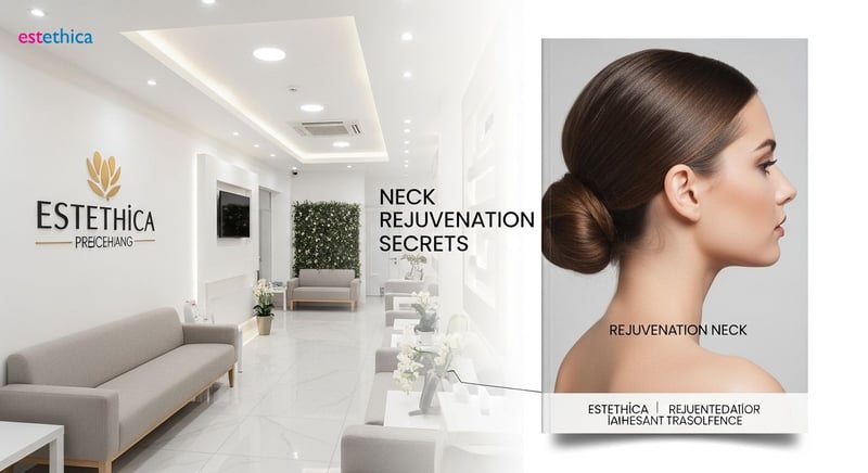Neck lift procedure illustration