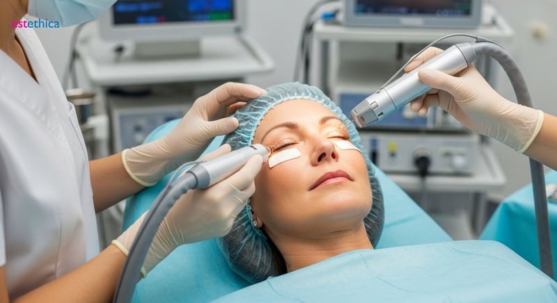 Unterlidstraffung: Vorher-Nachher-Ergebnis