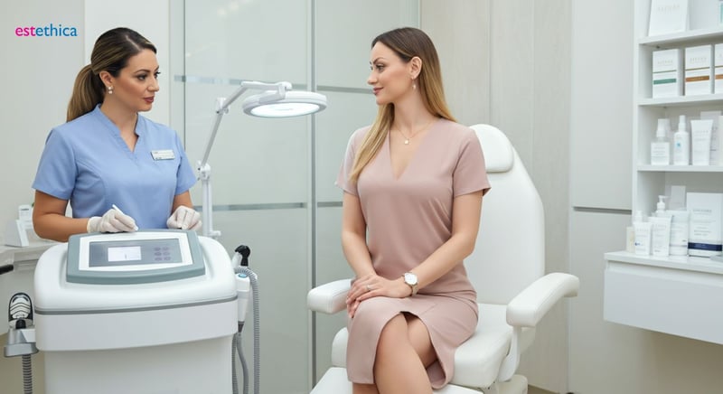 Science of skin rejuvenation illustration