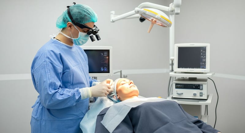 Upper and lower eyelid lift differences