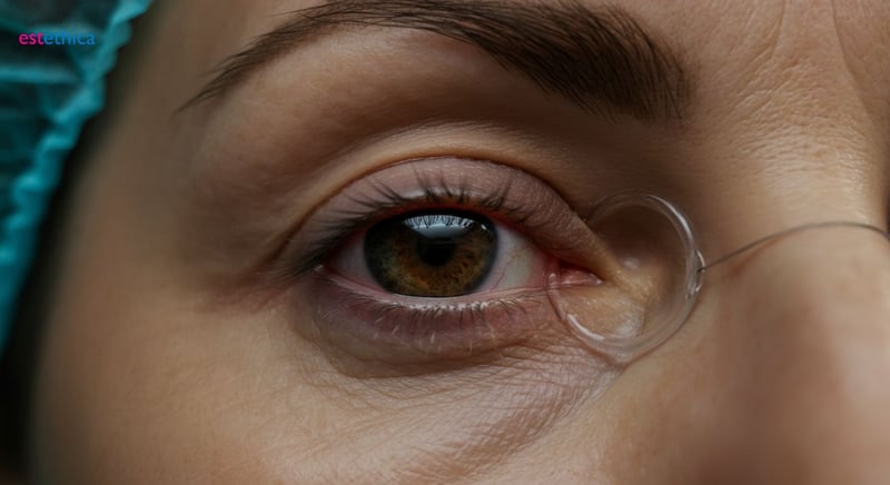 Upper eyelid surgery for hooded eyes