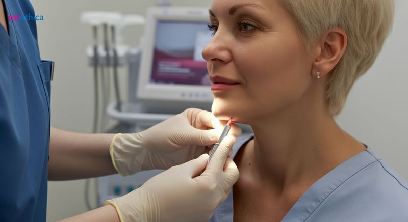 Upper lip lift for natural results