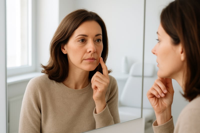 Valutazione iniziale per ringiovanimento viso