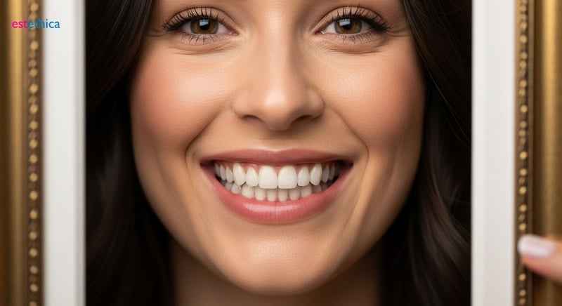 Veneers before and after transformation