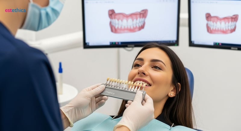 Veneers for crooked teeth