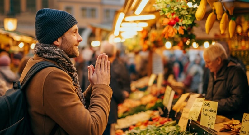 Regionale Grußunterschiede in Deutschland