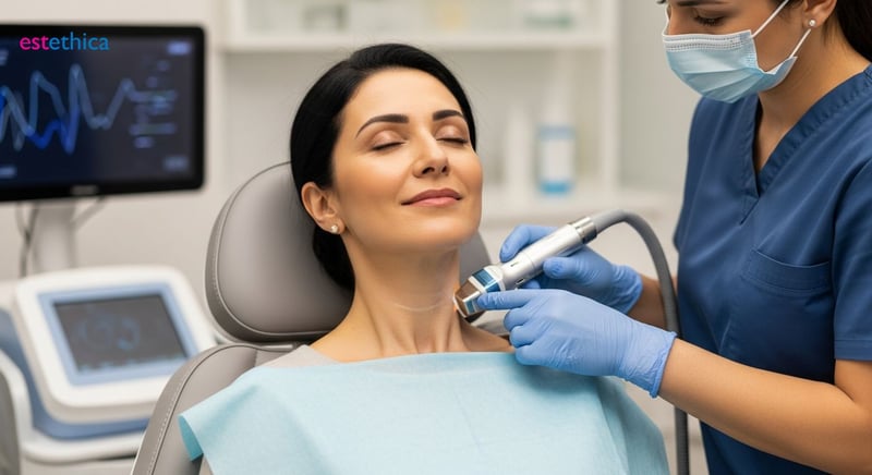 Nicht-chirurgische Halsstraffung: Schlaffes Halsgewebe behandeln & Falten reduzieren