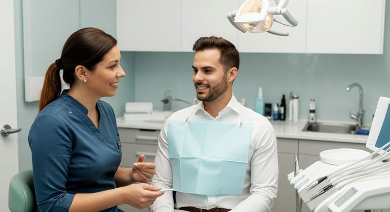 Dental implants illustration with explanation