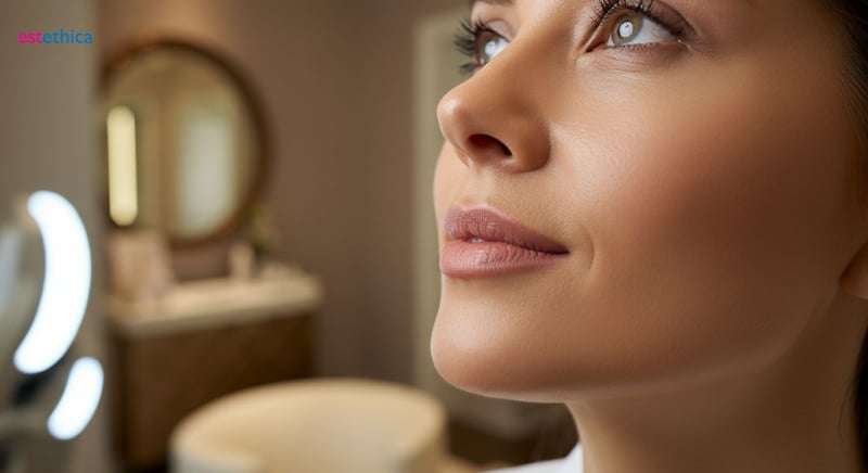 Lip lift procedure for enhanced appearance