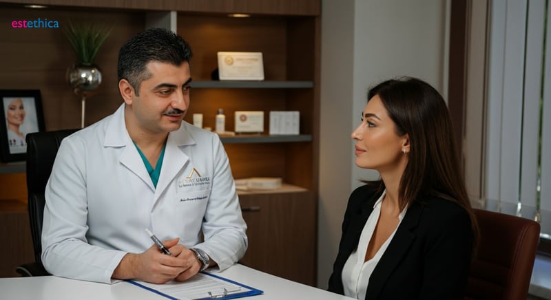 Lip lift procedure enhancing smile aesthetics