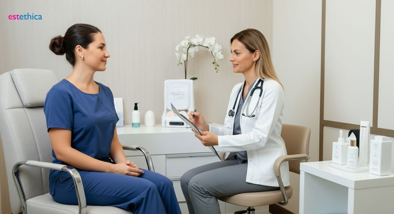 Vaginal rejuvenation concept with text overlay