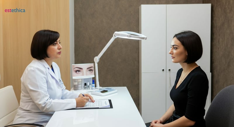 Augenbrauentransplantation Schritt-für-Schritt