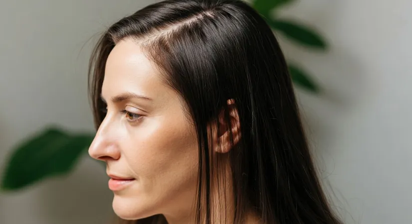Organic hair care products selection