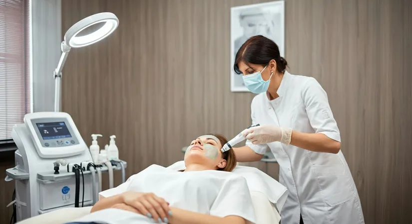 Dermapen treatment for acne scars
