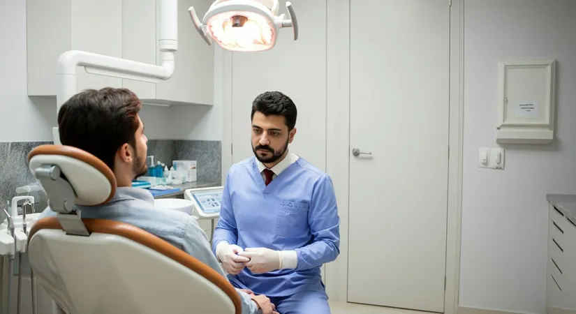 Wisdom tooth extraction illustration