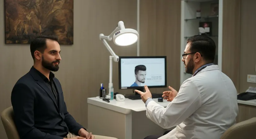 Hair transplant procedure step-by-step