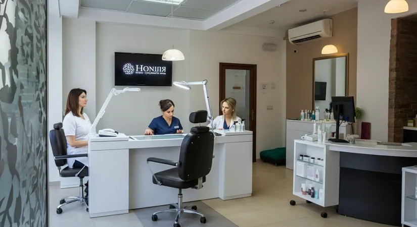 Hair transplant procedure illustration
