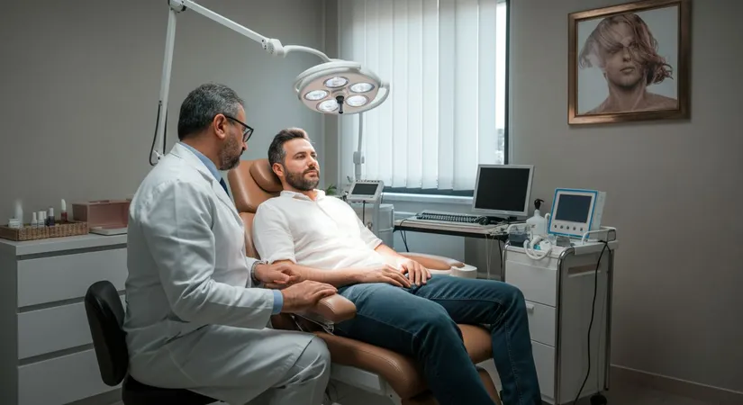 Hair transplant extraction process