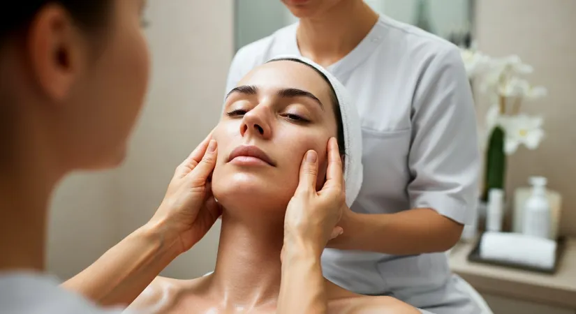 Facial massage techniques for glowing skin