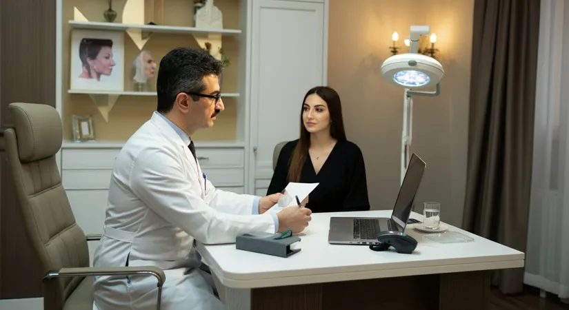 Rhinoplasty procedure in Turkey