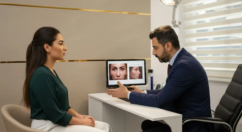 Step-by-step nose job process