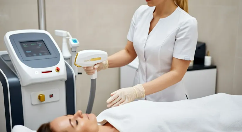 Laser skin treatment for radiance