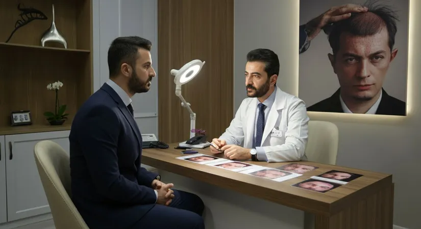 Haartransplantation vorher nachher Vergleich