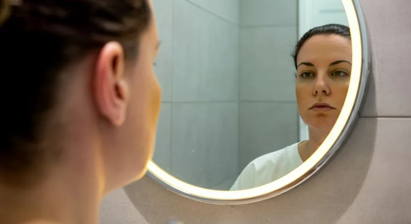 Winter chin liposuction preparation