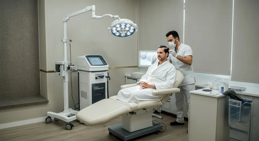 Painless Hair Transplant Technique