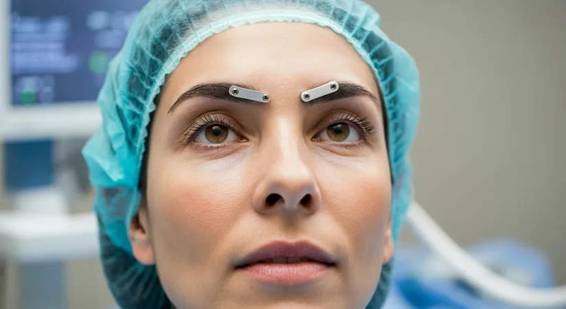Endoscopic brow lift before and after