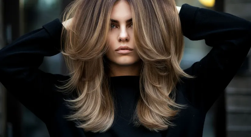 Layered haircuts for long hair