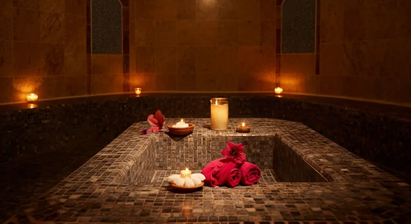 Relaxation treatments in Turkish Hammam