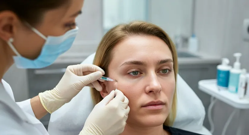 Botox treatment for wrinkles