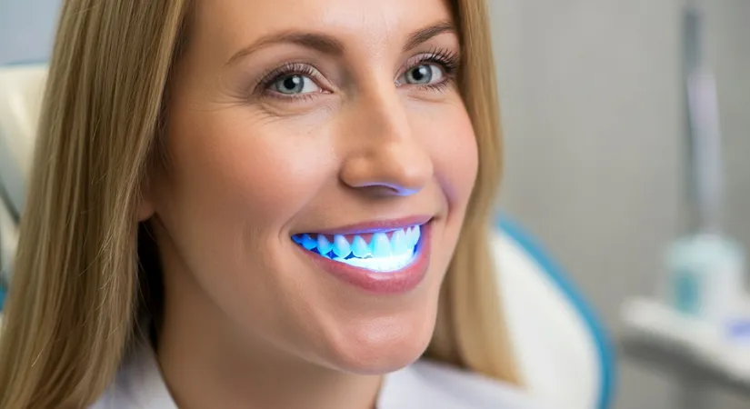 Dental whitening treatment process