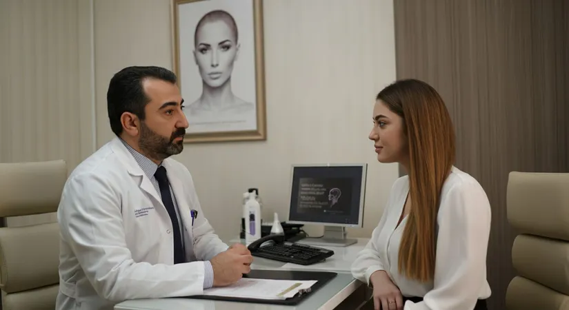 Double chin liposuction procedure